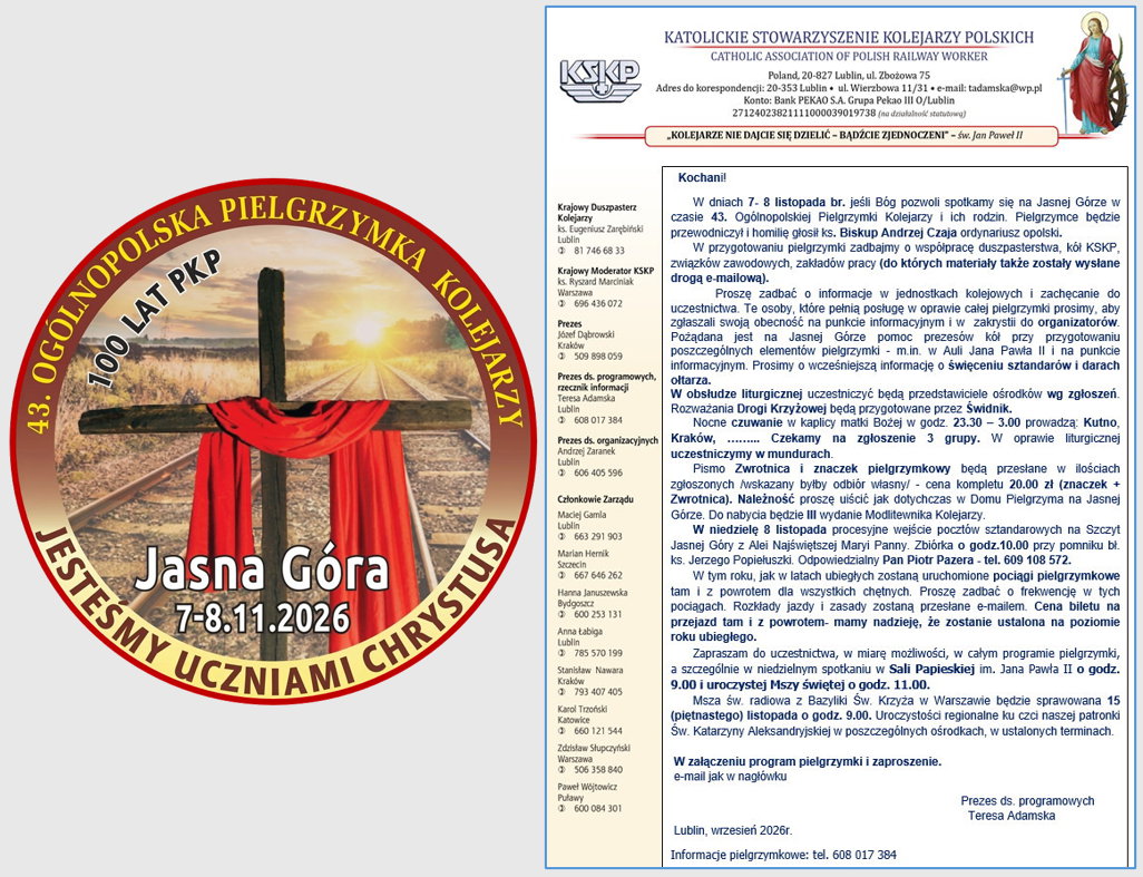 43. OPK na Jasną Górę .